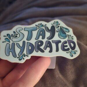 NEW Sticker for Laptop Mirror Notebook Stay Hydrated